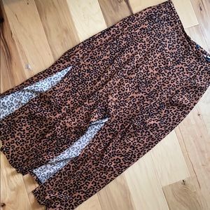 Cheetah print skirt